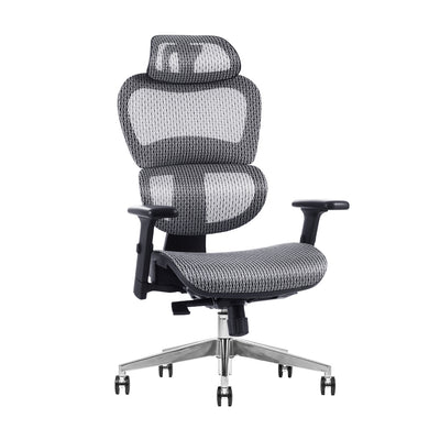 Artiss Office Chair Computer Gaming Chair Mesh Net Seat Grey