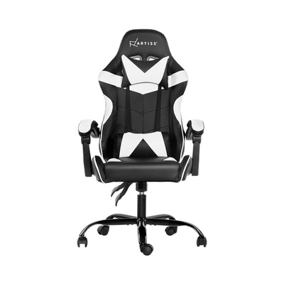 Artiss Gaming Office Chairs Computer Seating Racing Recliner Racer Black White