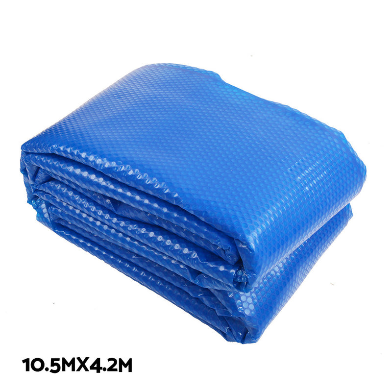 Aquabuddy 10.5x4.2m Solar Pool Cover Roller Blanket Swimming Covers Bubble