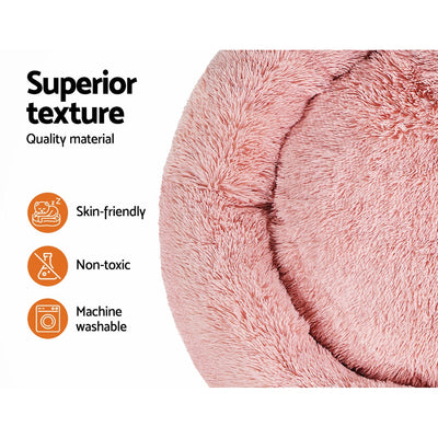 Pet Bed For Dogs & Cats Extra Large 110cm - Pink