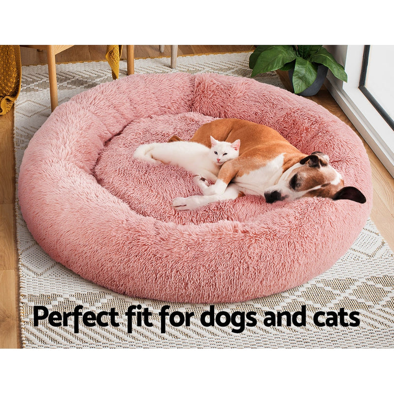 Pet Bed For Dogs & Cats Extra Large 110cm - Pink