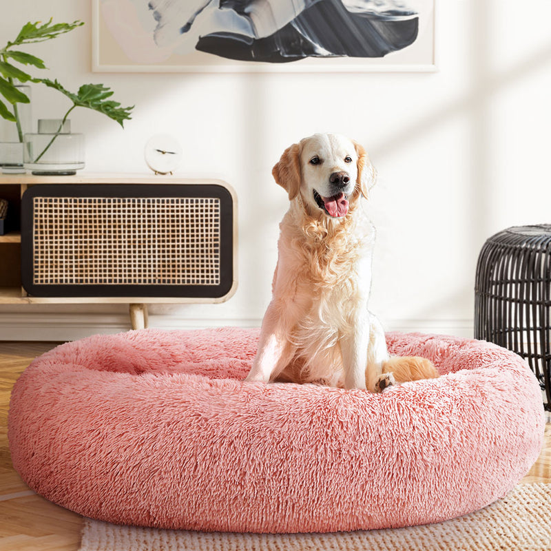 Pet Bed For Dogs & Cats Extra Large 110cm - Pink