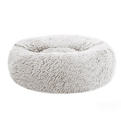 i.Pet Pet bed Dog Cat Calming Pet bed Small 60cm White Sleeping Comfy Cave Washable