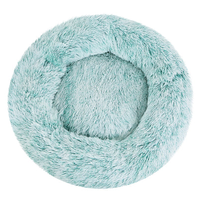 i.Pet Pet bed Dog Cat Calming Pet bed Medium 75cm Teal Sleeping Comfy Cave Washable