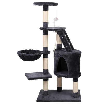 i.Pet Cat Tree 120cm Tower Scratching Post Scratcher Wood Condo House Bed Toys