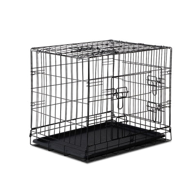 i.Pet Dog Cage 24inch Pet Cage - Black 