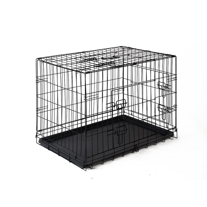 i.Pet Dog Cage 36inch Pet Cage - Black 