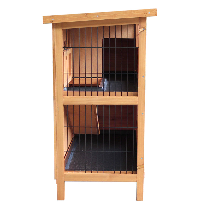 i.Pet Rabbit Hutch Chicken Coop 91.5cm x 45cm x 82cm Chicken Coop Large Wooden House Run Cage