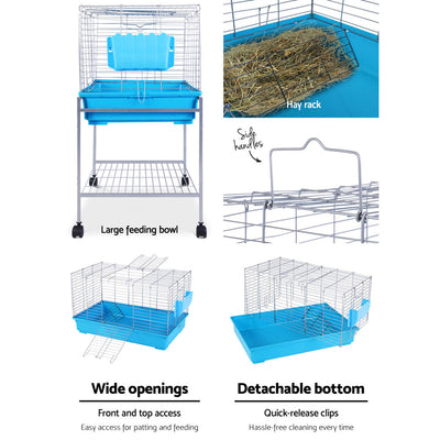 i.Pet Rabbit Cage 88cm Indoor Guinea Pig