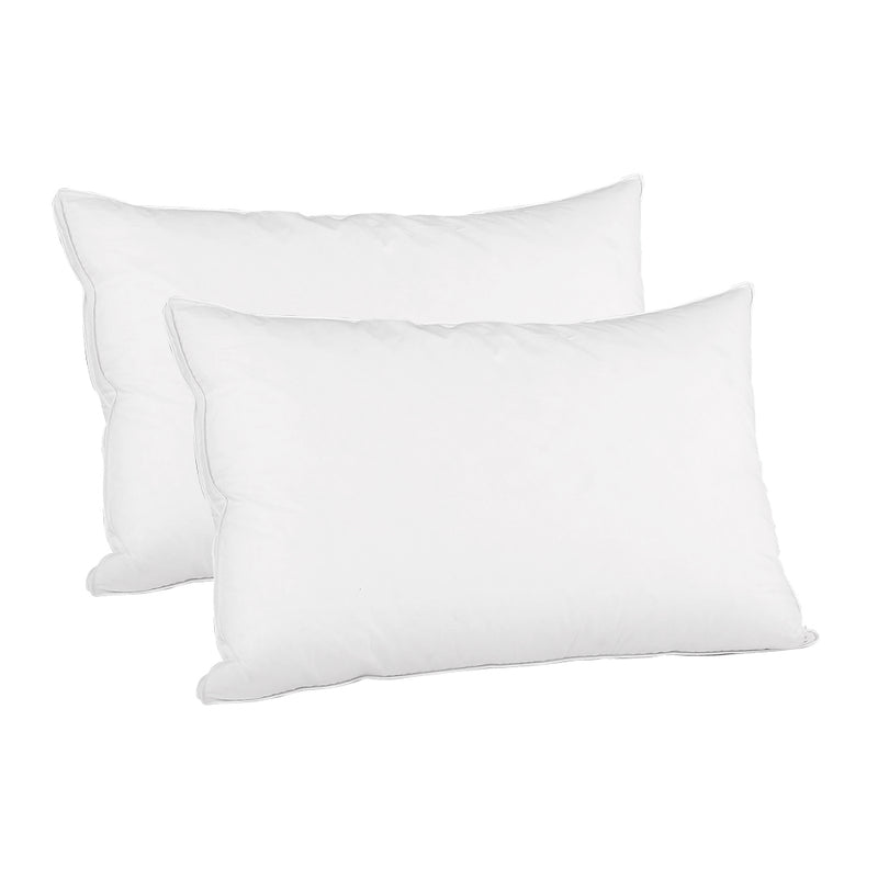 Giselle Bedding Goose Feather Down Twin Pack Pillow 