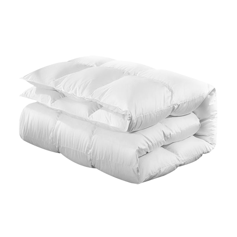 Giselle Bedding Super King 800GSM Goose Down Feather Quilt