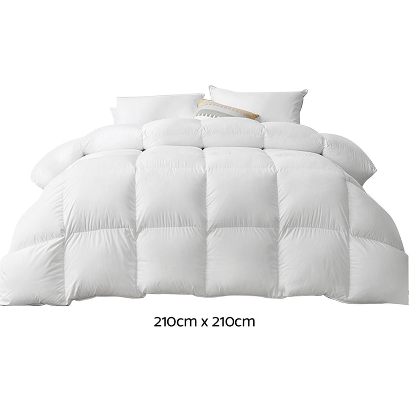 Giselle Bedding 500GSM Goose Down Feather Quilt Queen