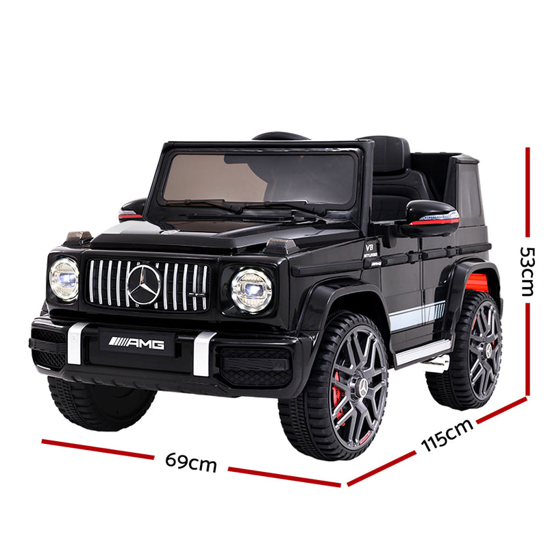 Kids Electric Ride On Car Mercedes-Benz Licensed AMG G63 Toy Cars Remote Black