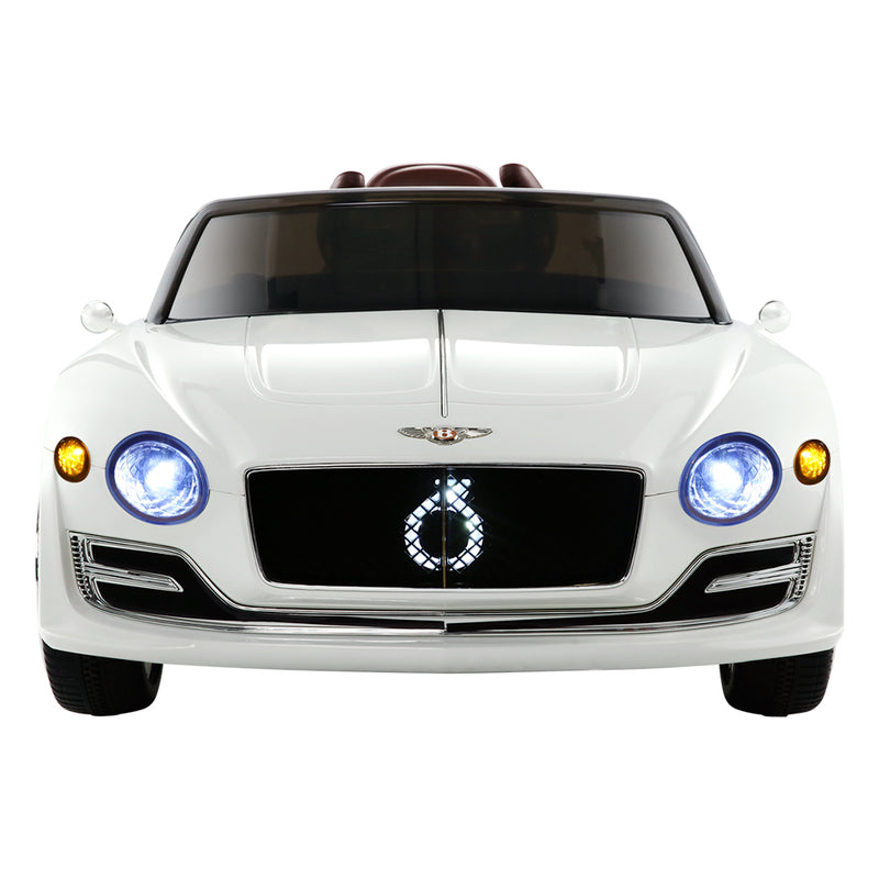 Kids Electric Ride On Car Bentley Licensed EXP12 Toy Cars Remote 12V White