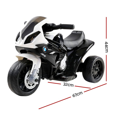 Kids Ride On Car Electric Ride On Cars Motorcycle Motorbike BMW Licensed S1000RR Black