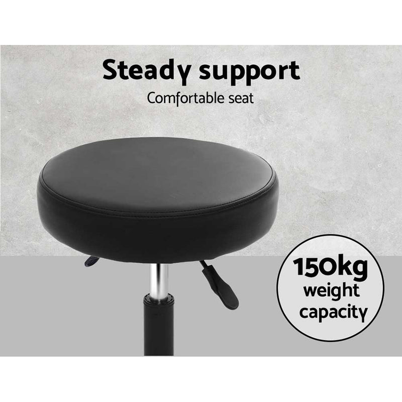 Artiss Salon Stool Round Swivel Chair