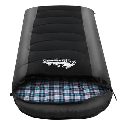 Weisshorn Sleeping Bag Bags Single Camping Hiking -20ë�C to 10ë�C Tent Winter Thermal Grey