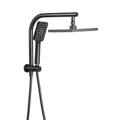 Cefito 8'' Rain Shower Head Set Handheld Square High Pressure Black