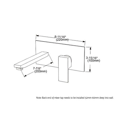 Cefito Bathroom Basin Mixer Tap Separate Faucet Vanity Laundry Chrome