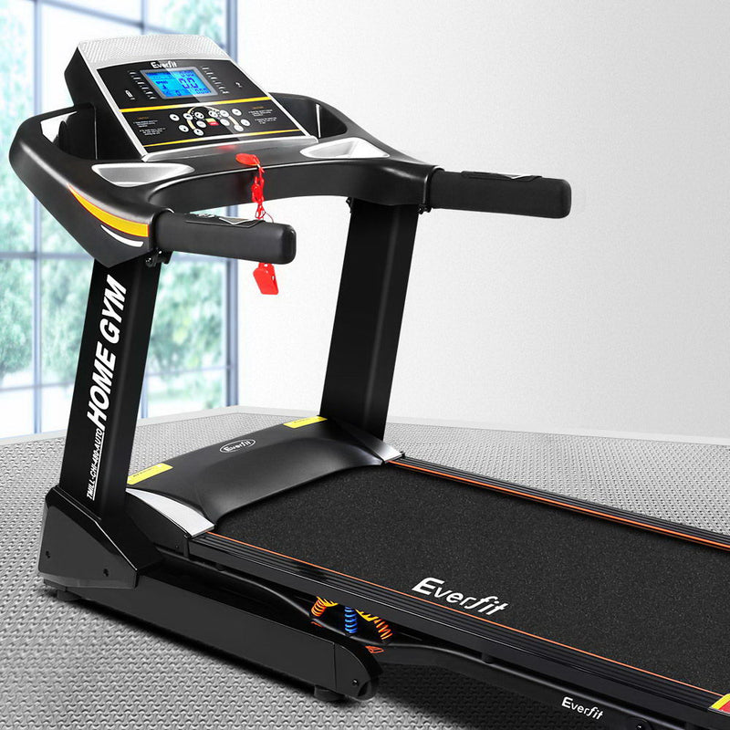 Everfit Treadmill Electric Auto Incline Home Gym Fitness Exercise Machine 480mm