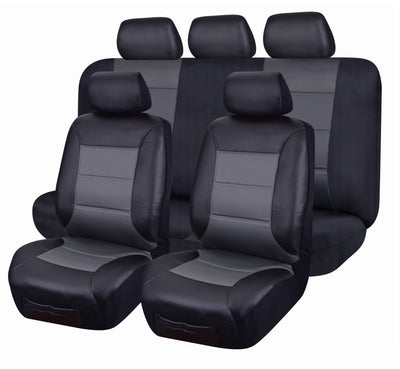 Seat Covers for TOYOTA COROLLA ZRE172R 12/2013 - ON 4 DOOR SEDAN FR GREY EL TORO
