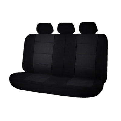 Universal Premium Rear Seat Covers Size 06/08S | Black