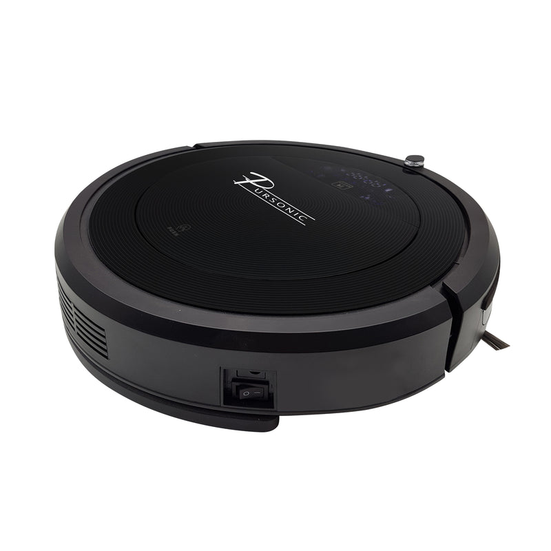 Pursonic i9 Robotic Vacuum Cleaner Carpet Floor Dry Wet Mopping Auto Robot Black