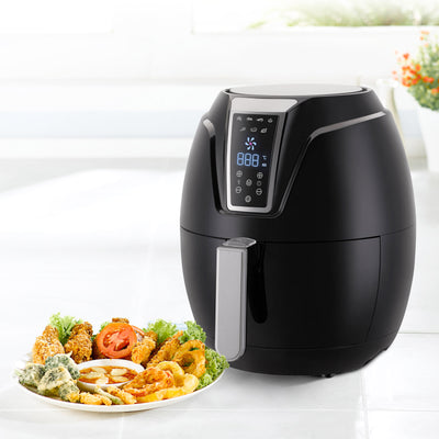 Kitchen Couture 4 Litre Air Fryer Digital Display Black 1400W Healthy Cooker