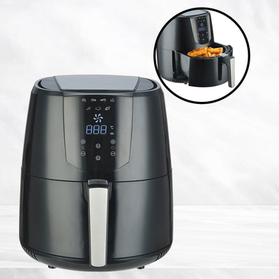 Kitchen Couture 4.2 Litre Air Fryer Digital Display Black 1400W Healthy Cooker