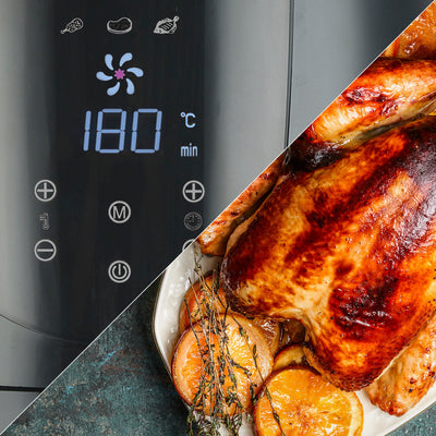 Kitchen Couture 4.2 Litre Air Fryer Digital Display Black 1400W Healthy Cooker