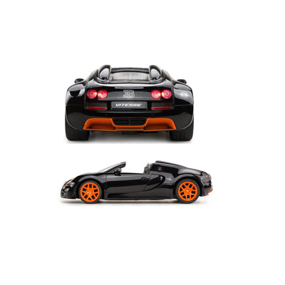 Remote Control Bugatti Grandsport Vitesse 1:14 Scale Black Brand New Sports Car