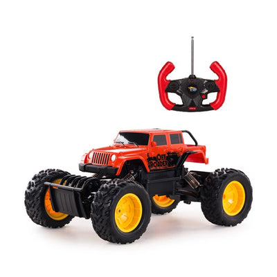 Remote Control Off Roader Rock Crawler 1:18 Scale Orange Brand New Radio Remote