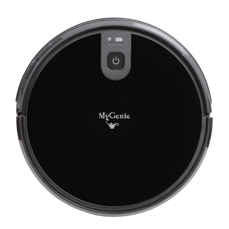 MyGenie XSonic Wifi Pro Robotic Vacuuum Cleaner Carpet Wet Dry Mopping Black