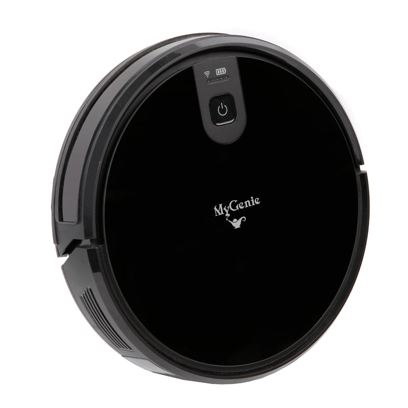 MyGenie XSonic Wifi Pro Robotic Vacuuum Cleaner Carpet Wet Dry Mopping Black