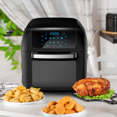 Kitchen Couture Healthy Options 13 Litre Air Fryer 10 Presets LCD Display Black