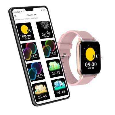 FitSmart Multi Function Smartwatch Wireless Touch Screen All In One - Silver Grey