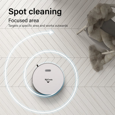 MyGenie Smart Robotic Vacuum Cleaner App Controlled Carpet Floors Auto Robot