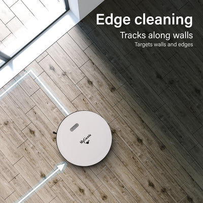 MyGenie Smart Robotic Vacuum Cleaner App Controlled Carpet Floors Auto Robot