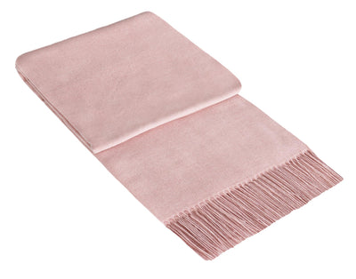 Paddington Throw - Fine Wool Blend - Blush 