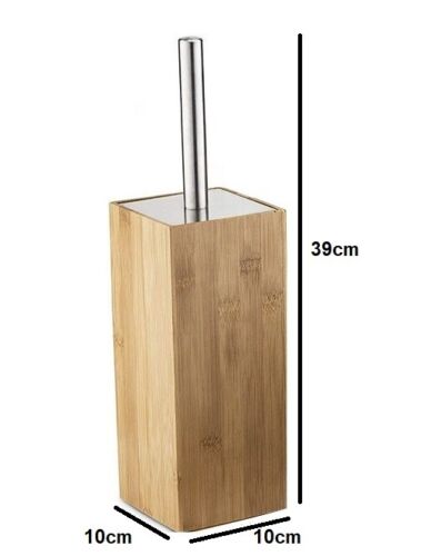 Bamboo Toilet Brush with holder