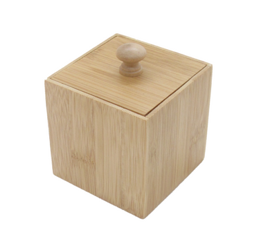 Bamboo Bathroom Accessories Set | Soap Dispenser, Toothbrush Holder, Storage Box & Tray