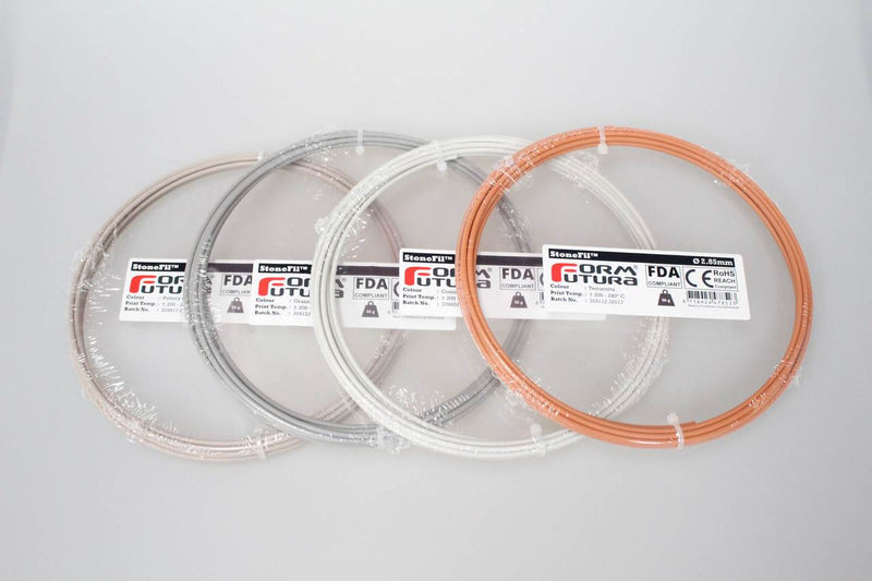 Stone feel PLA based filament StoneFil 1.75mm Pottery Clay 50 gram 3D Printer Filament