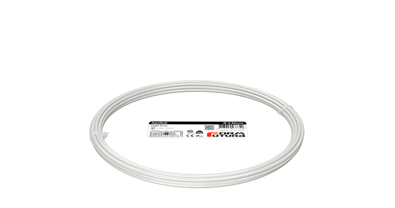 ASA Filament ApolloX 2.85mm Light Grey 50 gram 3D Printer Filament