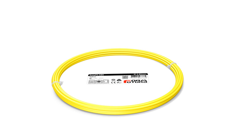 ABS Filament EasyFil ABS 2.85mm Yellow 50 gram 3D Printer Filament