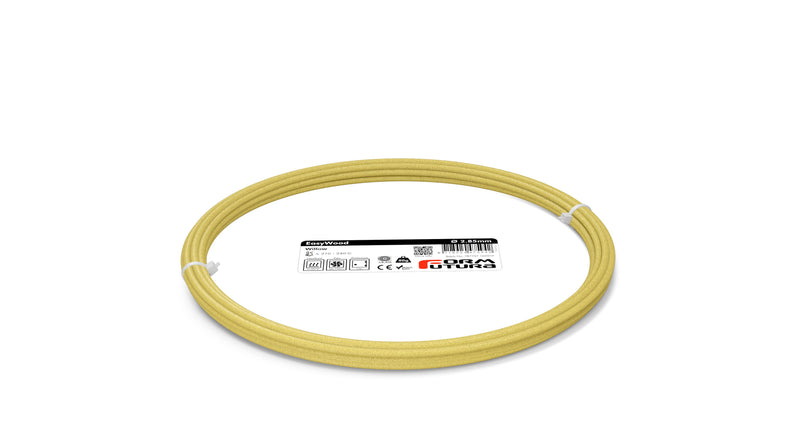 Wood feel PLA based filament EasyWood 2.85mm Willow 50 gram 3D Printer Filament