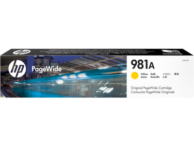 HP 981A YELLOW ORIGINAL PAGE WIDE CRTG 6K