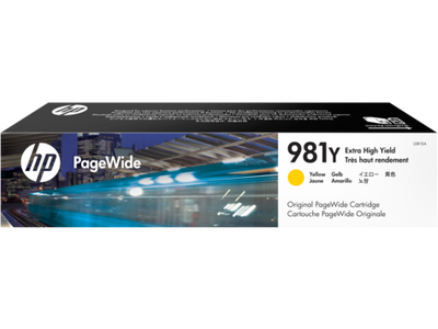 HP 981Y YELLOW ORIGINAL PAGE WIDE CRTG 16K
