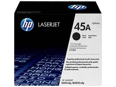 HP 45A BLACK TONER 18000 PAGE YIELD FOR LJ 4345 MFP
