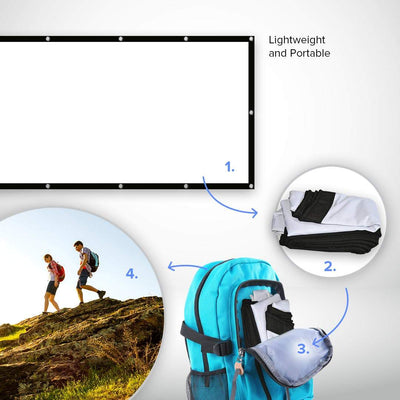 PIQO Projector The world's most smart 1080p mini pocket projector including 7 Accessories Value Pack