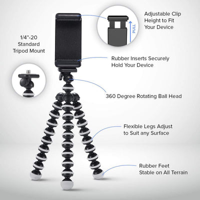 PIQO Projector The world's most smart 1080p mini pocket projector including 7 Accessories Value Pack